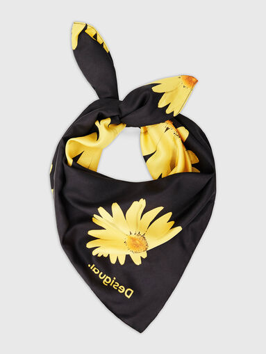 DAISIES-LACROIX scarf with floral motifs - 4