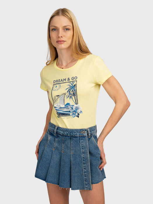 Crew neck T-shirt with print