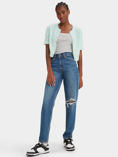 80'S MOM™ jeans with washed effect - 5