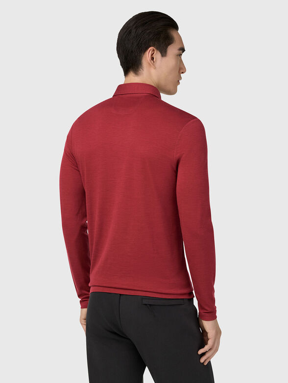 Wool blend polo shirt - 3
