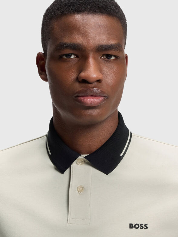 Slim cotton polo shirt - 4
