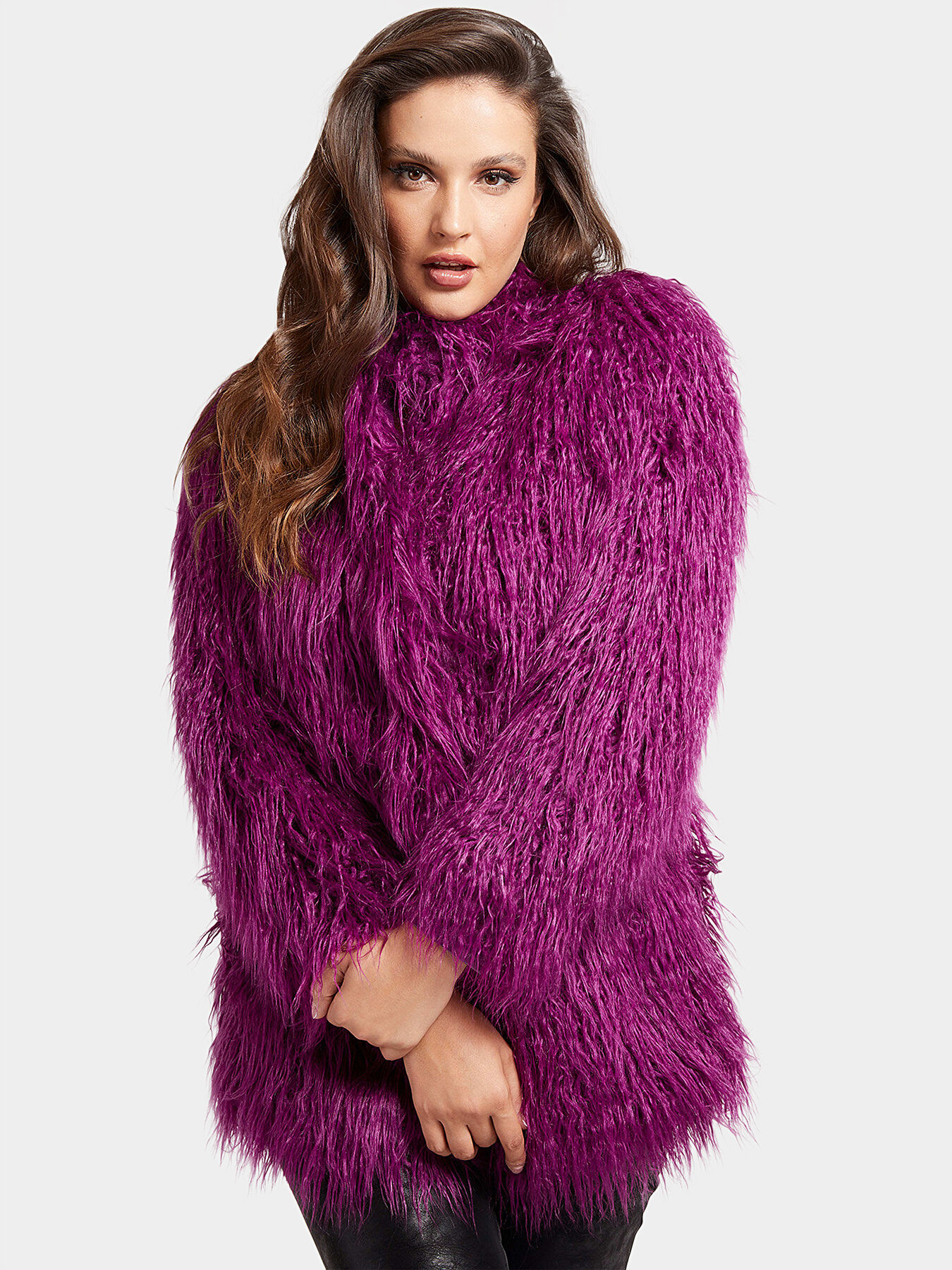 Guess pia faux deals fur coat