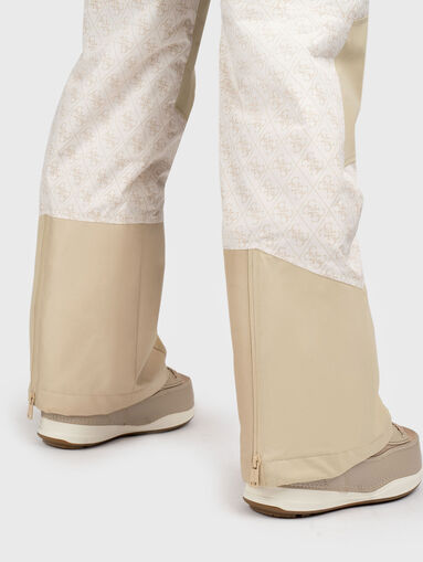 Ski trousers with monogram logo - 4