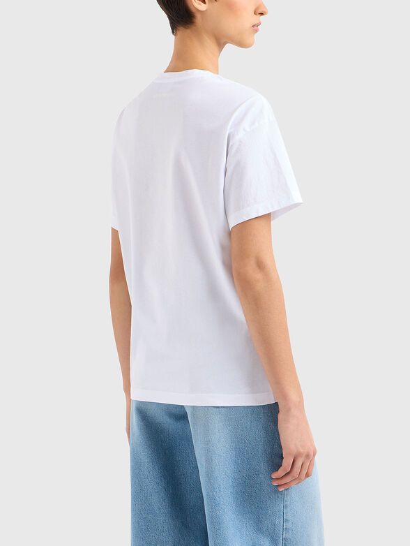 White T-shirt with logo - 3