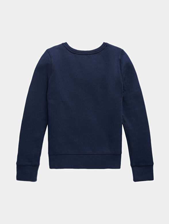 Blue sweatshirt with Polo Bear print - 2
