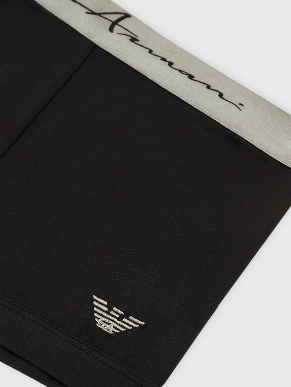 Boxers in black with logo - 4