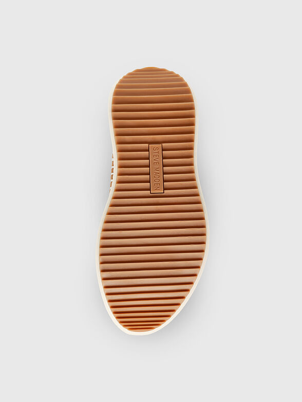 DOUBLETAKE sneaker in beige on platform - 5