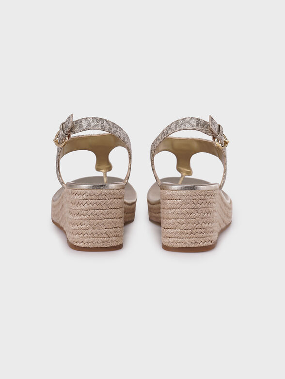 LANEY sandals with logo print - 3