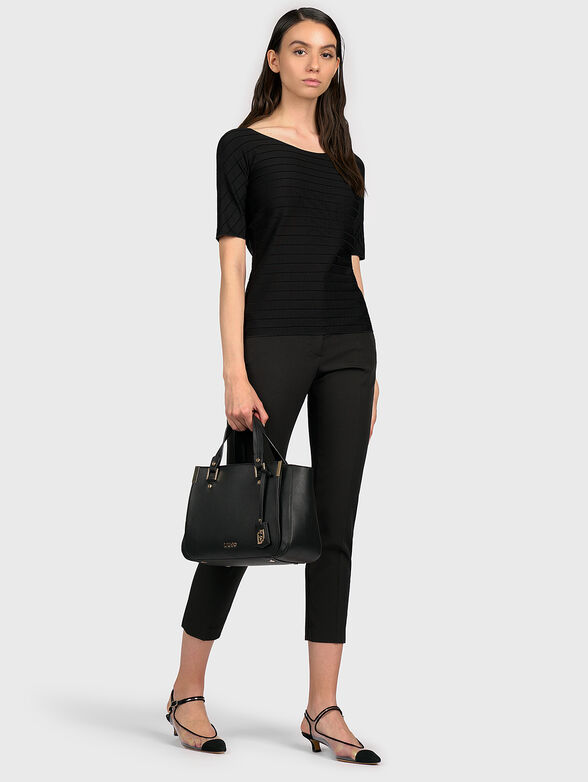 Viscose blouse with short sleeves  - 4