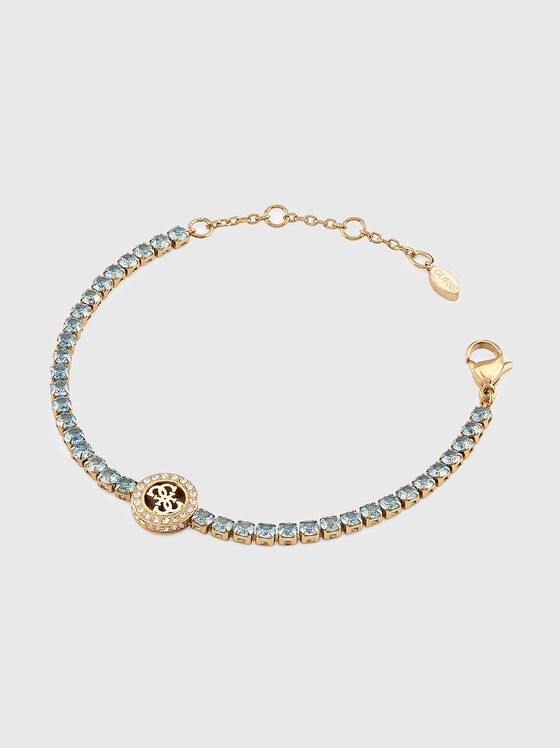 PARADISE bracelet with blue rhinestones - 1