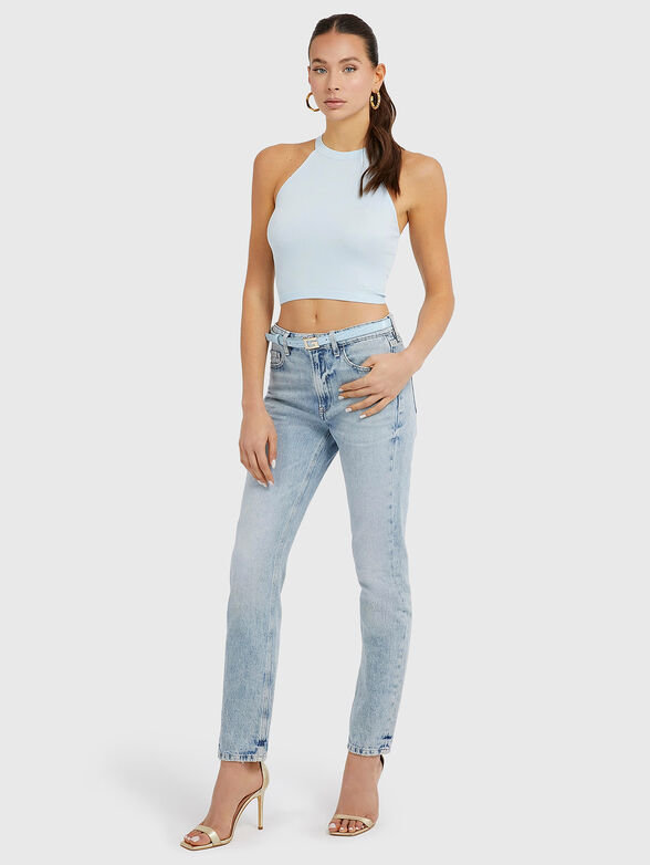 TORI black top with accent back - 2