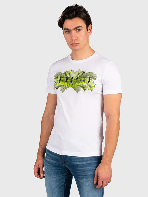 Black T-shirt with print - 1