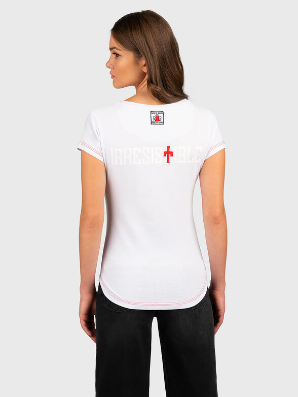 TSL 071 white T-shirt with print - 2