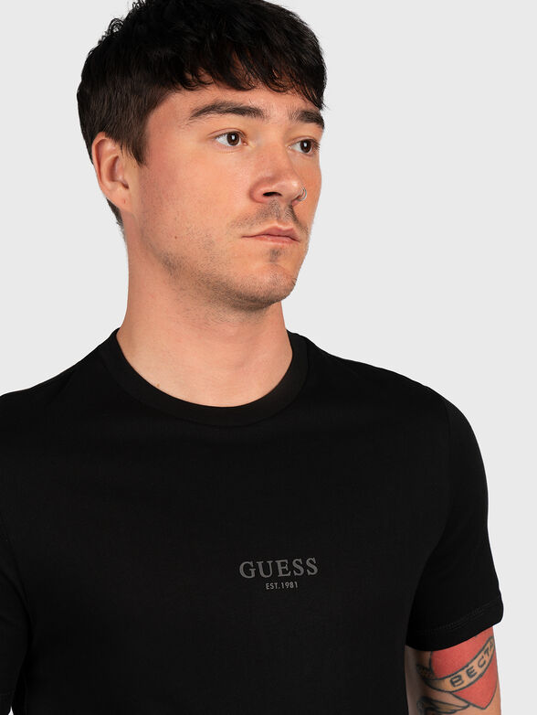 AIDY black T-shirt with logo - 4