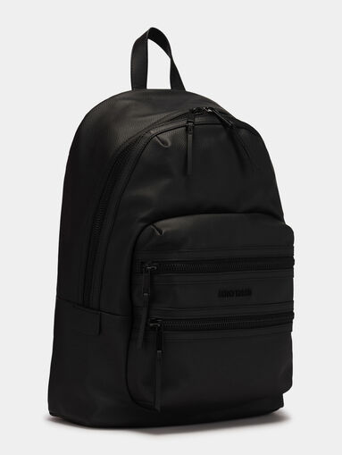 Black backpack with pockets - 3