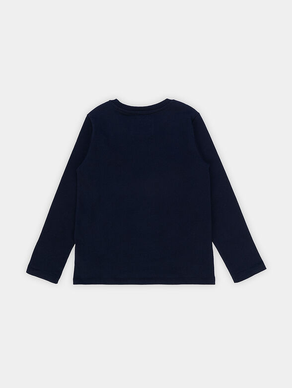 Blouse with contrasting embroidery - 2