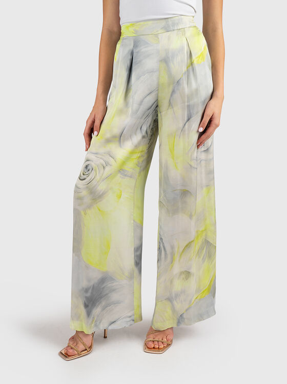 Сатенен панталон с права кройка - 1