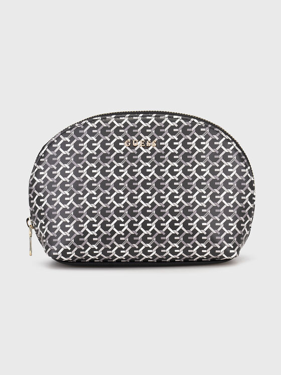 Make up bag with monogram print - 1