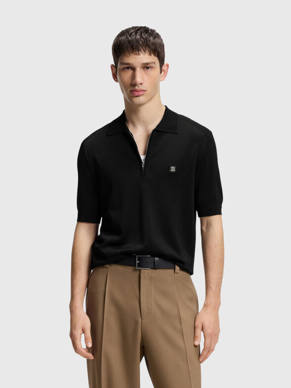Black polo shirt - 1