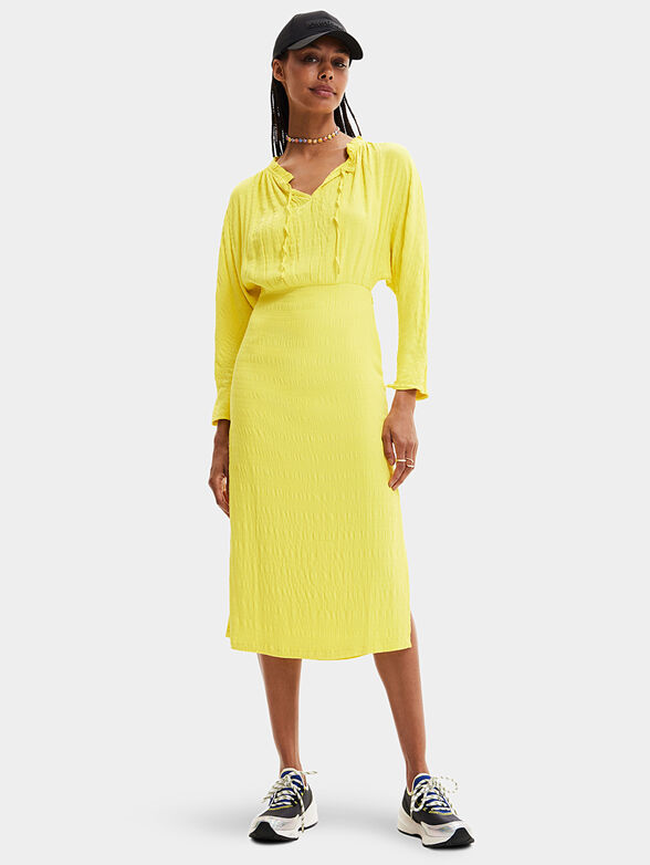 Dress in yellow color - 1