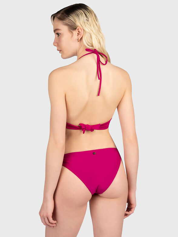 Swimsuit top with contrasting logo - 2