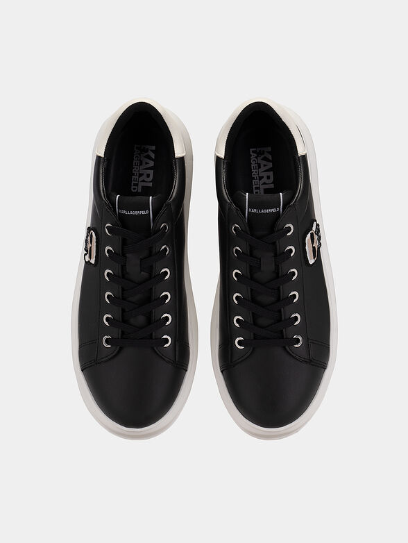 KAPRI IKONIC black sneakers with embossed logo - 6