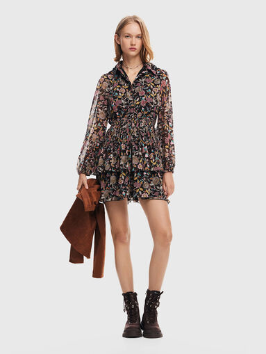 SANDALO mini dress with sheer effect - 5