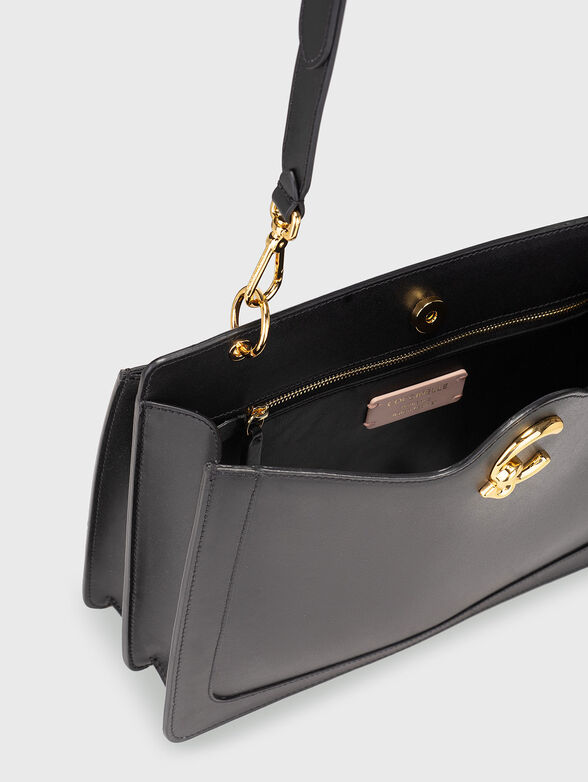 Leather bag with logo - 6