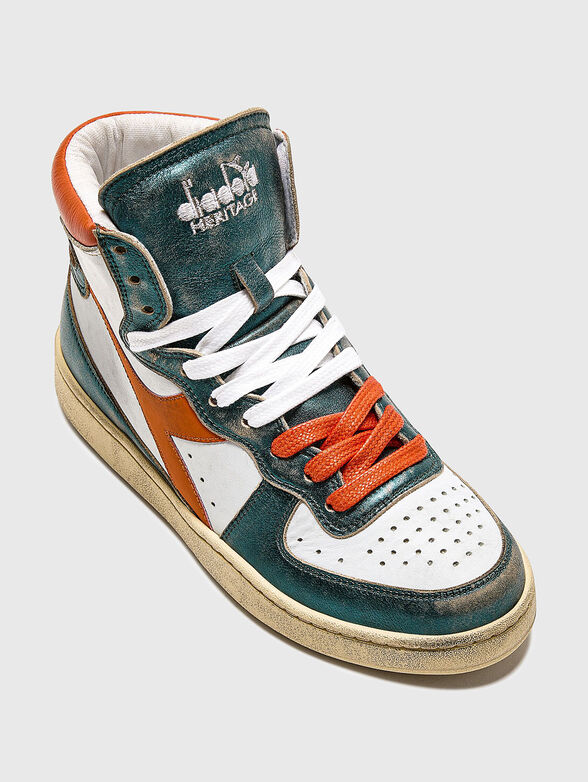 MI BASKET METAL MIX Leather sneakers - 1