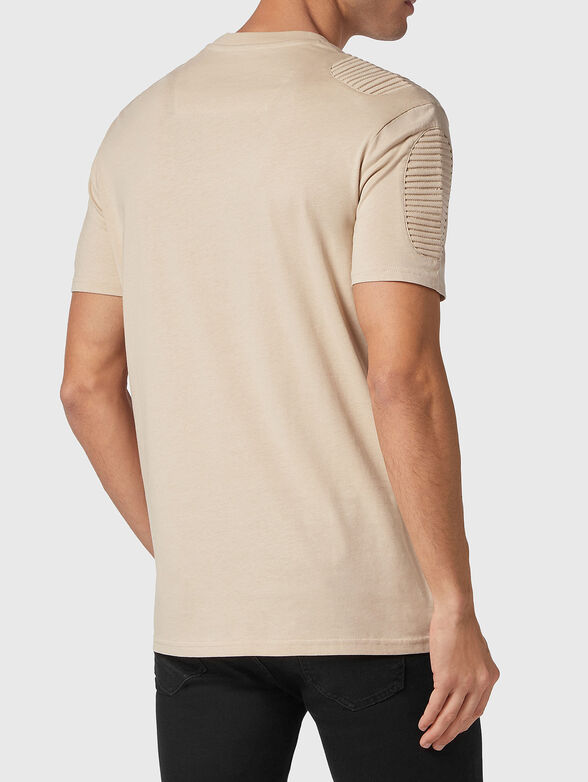 Cotton T-shirt with accent pocket - 3