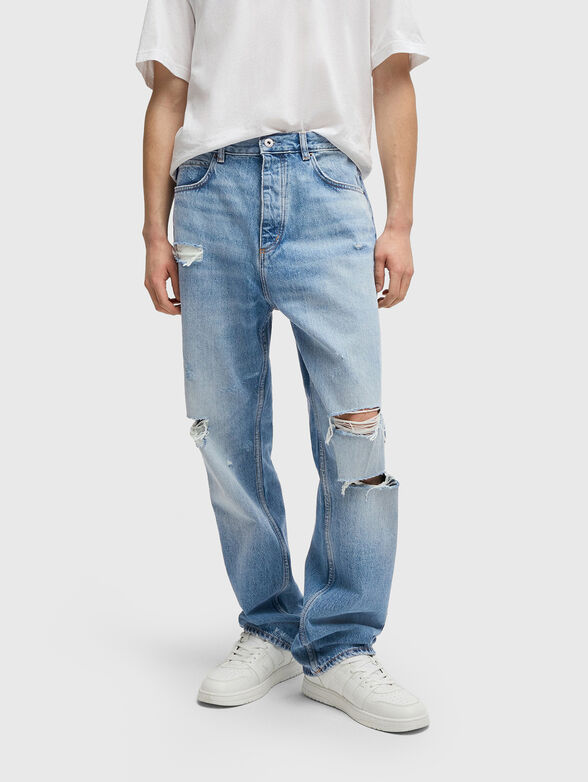 NATE jeans with accent rips - 1