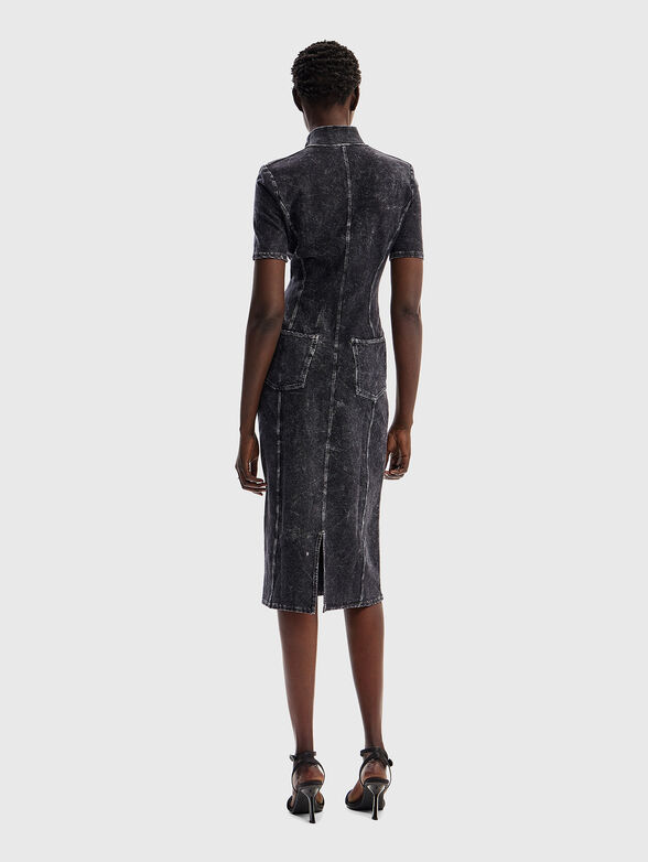 Zip-up midi dress - 2