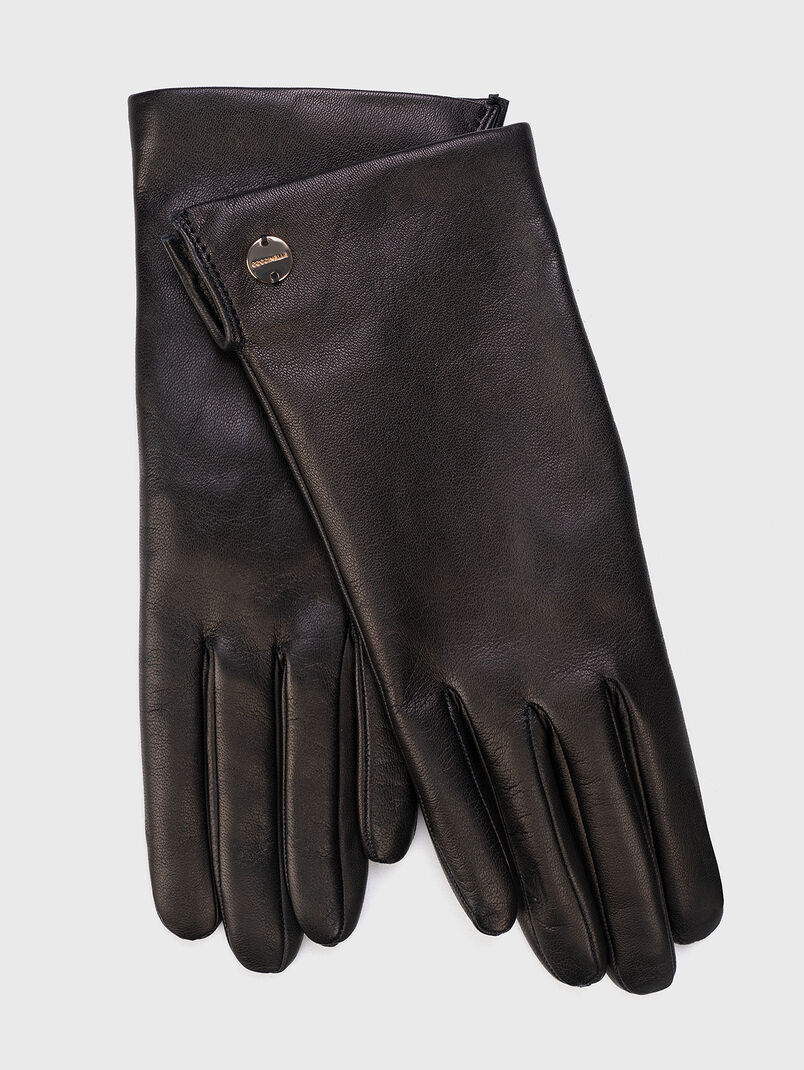AUDREY black leather gloves - 3