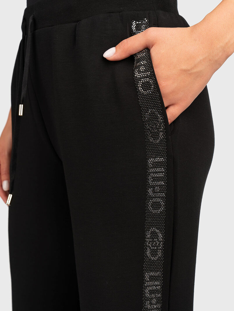 Sports pants with rhinestones - 3