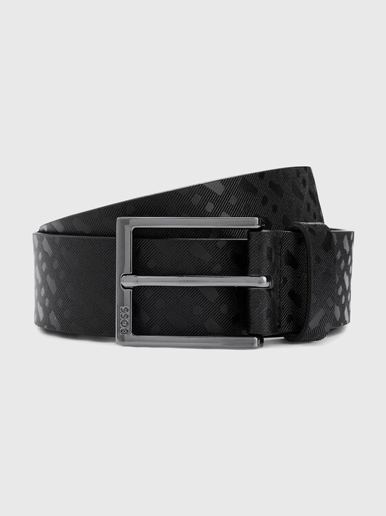 Belt with monogram print - 1