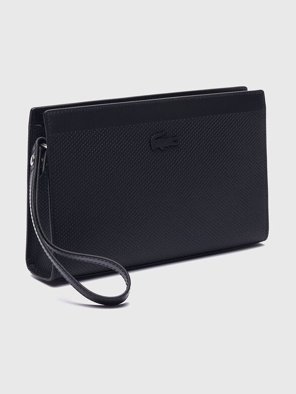 Leather black clutch - 4