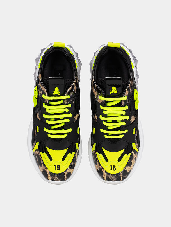 $UPER CHA Sports shoes with neon accents - 5