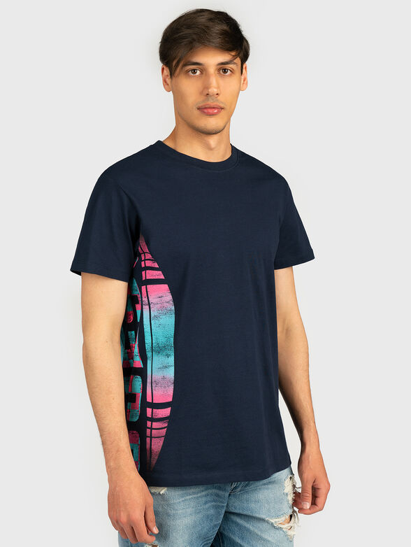 Black t-shirt with print - 1