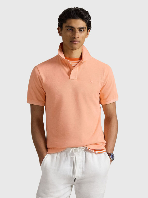 Slim cotton polo shirt - 1