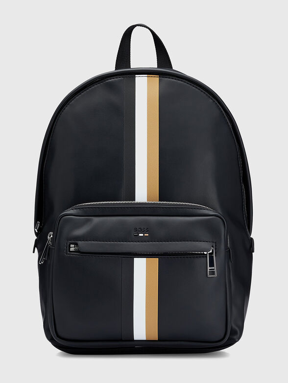 Backpack with contrasting stripes - 1