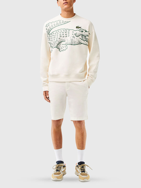 Shorts in cotton blend - 1