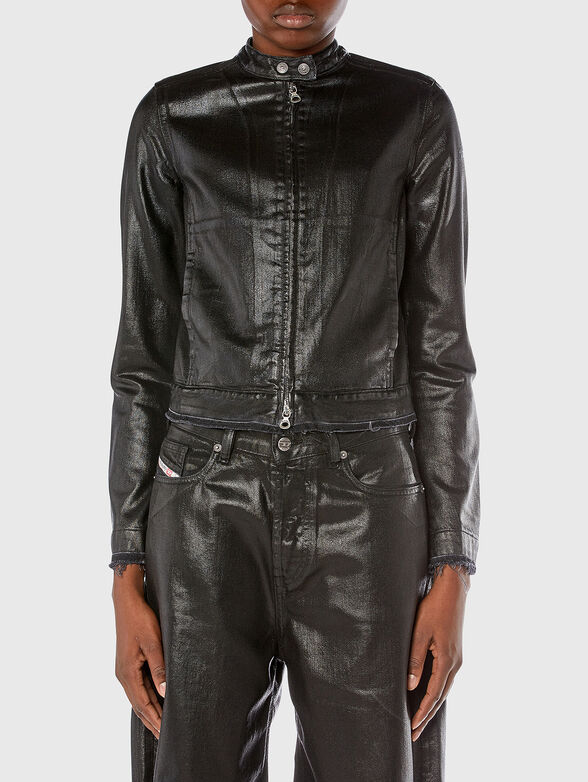 DE-MORNIN black denim jacket - 1