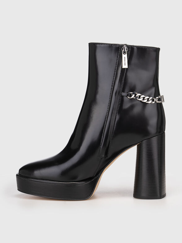 Leather heeled boots - 4