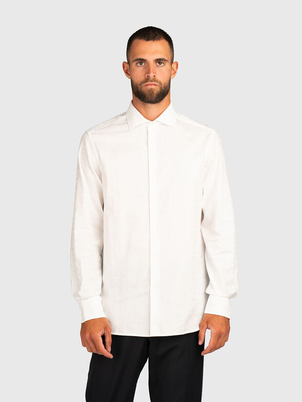 Shirt with monogram logo - 1