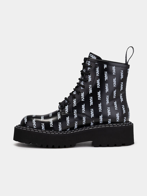 PATROL II Ankle boots with logo print - 4