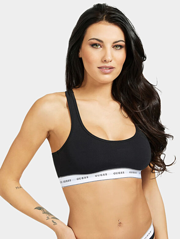CARRIE Stretch cotton sports bra brand GUESS — Globalbrandsstore