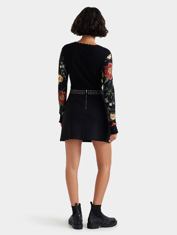 INAYA mini skirt with embroidery and metal details - 5