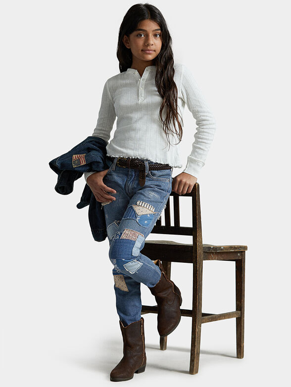 ASTOR jeans with patchwork elements - 4