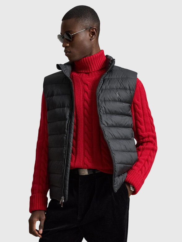 Quilted down vest - 1