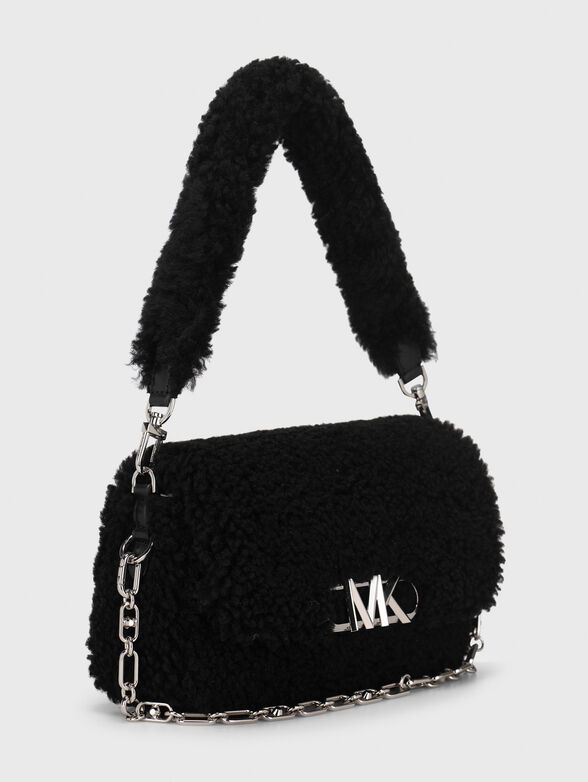 Black bag with metal logo detail - 4